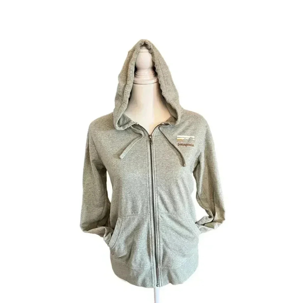 PATAGONIA full zip womens hoodie classic logo size small - Picture 3 of 7